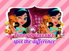 Funny Princesses Spot the Difference